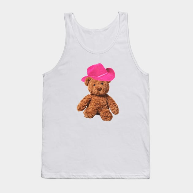 Cowboy Bear Tank Top by gisselbatres